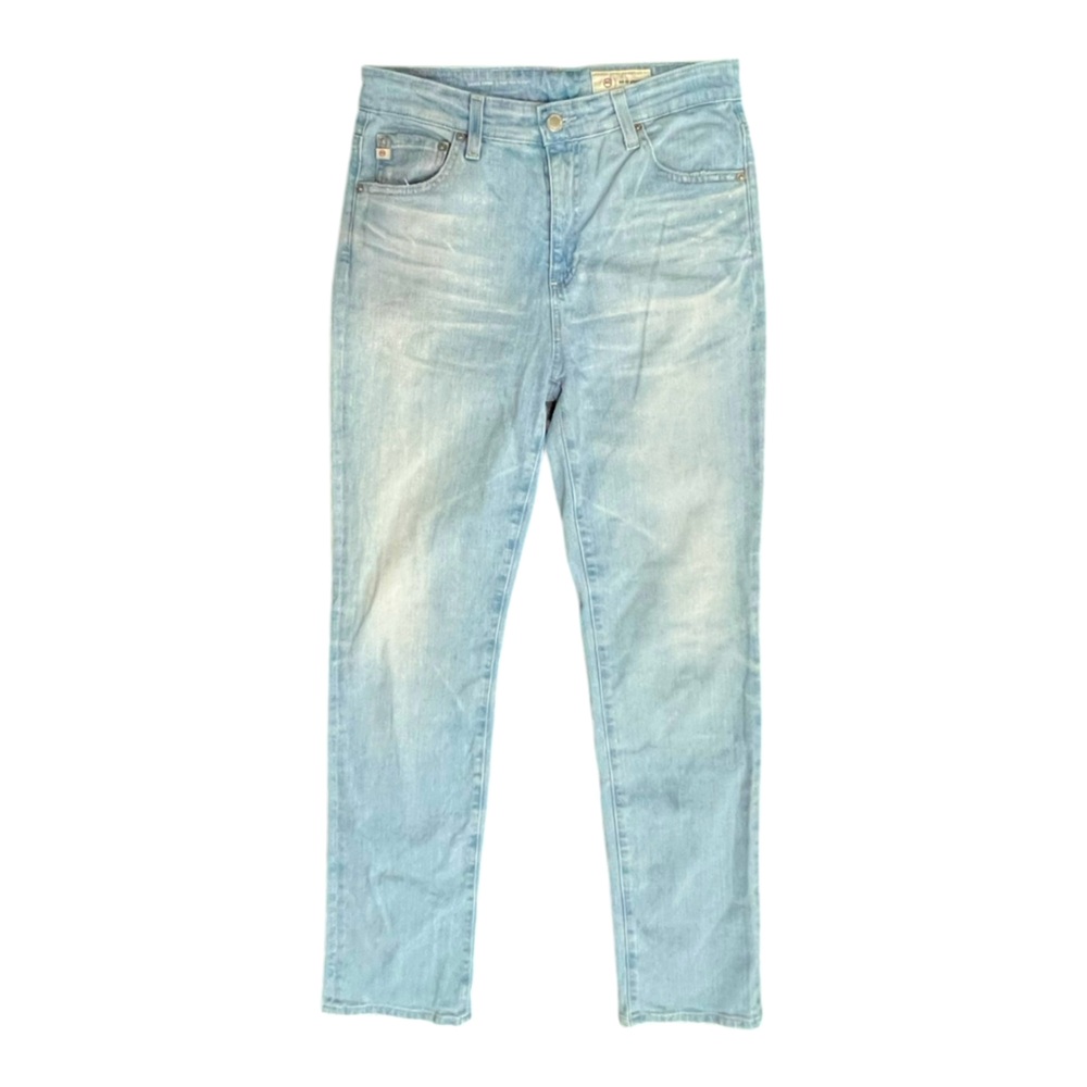 AG Adriano Goldschmied Saige Crop High Rise Straight, Size 28 - Picture 1 of 16